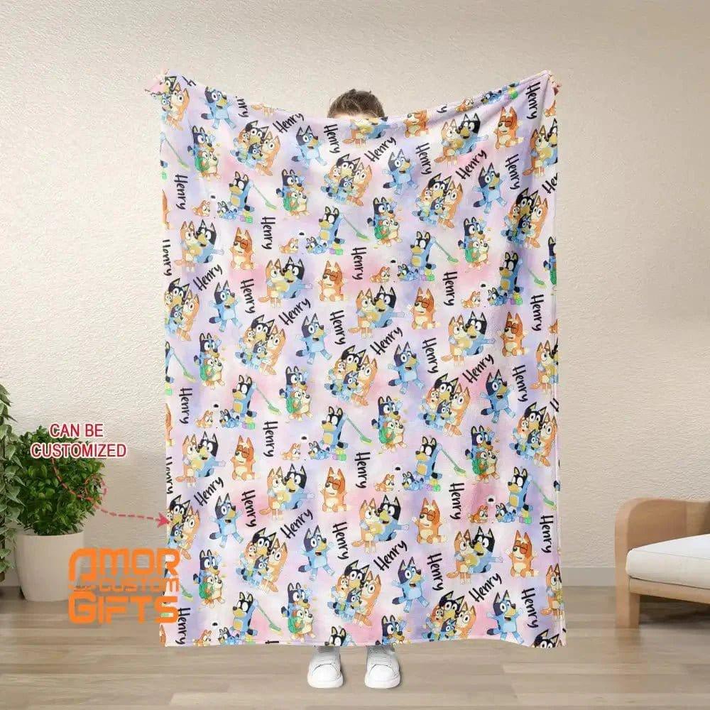 Blankets USA MADE Personalized Baby Blanket, Elephant Blanket, Elephant Crib Bedding, Elephant Nursery Theme, Newborn Blanket