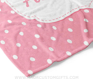 Blankets Personalized Baby Blanket Gift for Girls and Boys with Editable Child Name