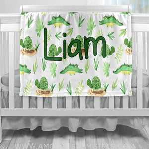 Blankets Personalized Baby Blankets - Animal baby blanket - Custom Baby Blankets for Boys