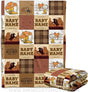 Blankets Personalized Cowboy Baby Blanket with Name, Western Baby Blanket Name Boy, Horse Soft Fleece Blanket