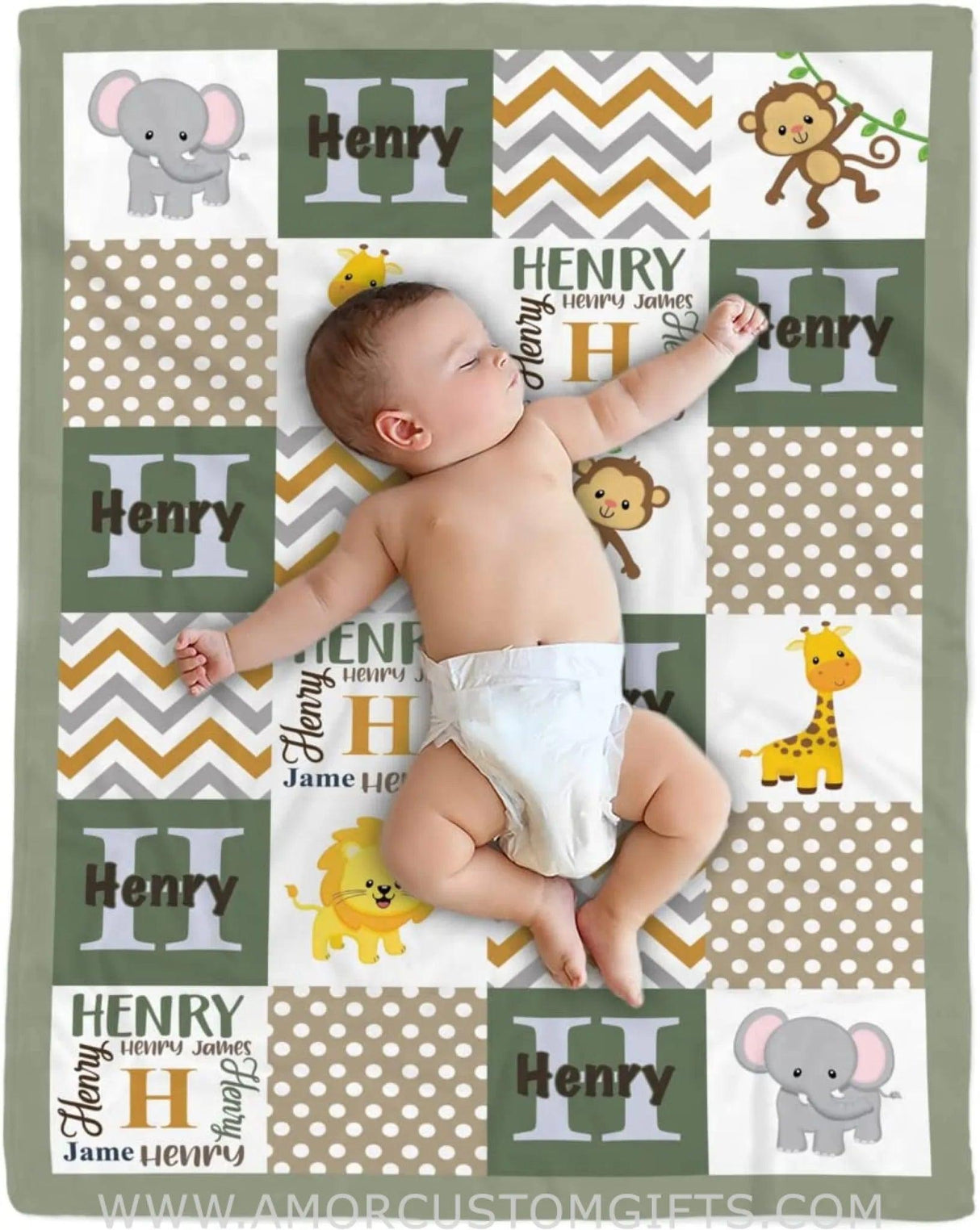 Blankets Personalized Jungle Animal Baby Blanket, Jungle Theme Baby Blanket, Jungle Blanket Baby, Baby Blanket for Boys