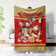 Blankets Personalized Name 49 Ers Mickey Red Boy Blanket