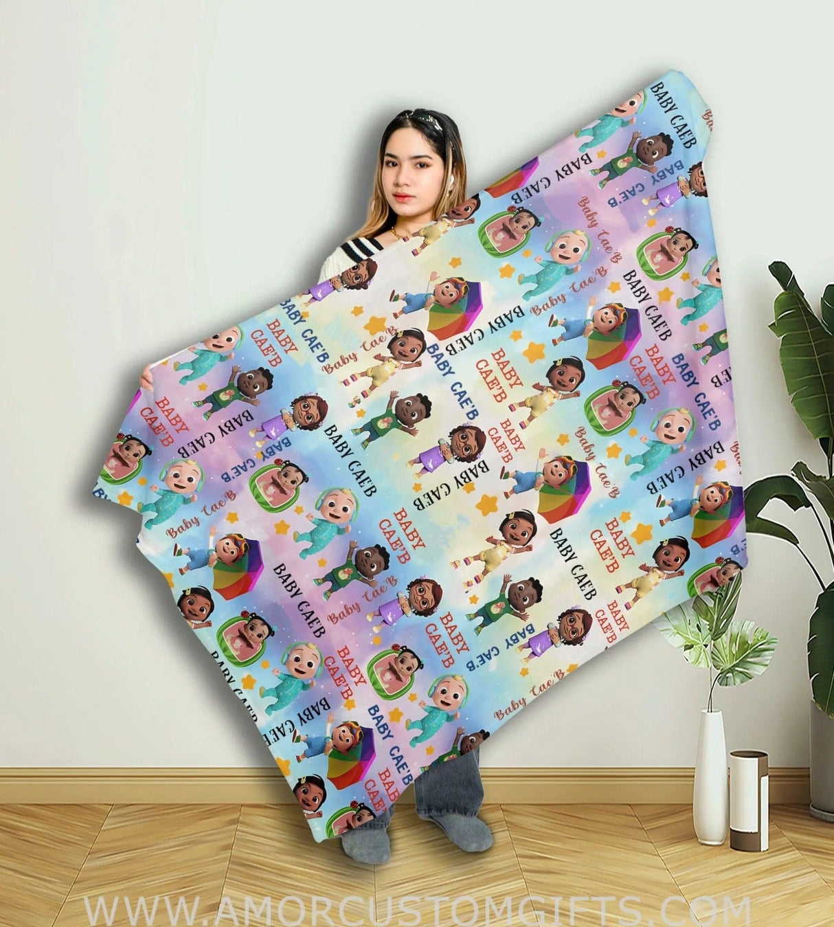 Blankets Personalized Name Baby Coco Baby Blanket Girl Boy, Baby Boy Girl Fleece Blanket, Baby Boy Girl Blanket Name for Newborn