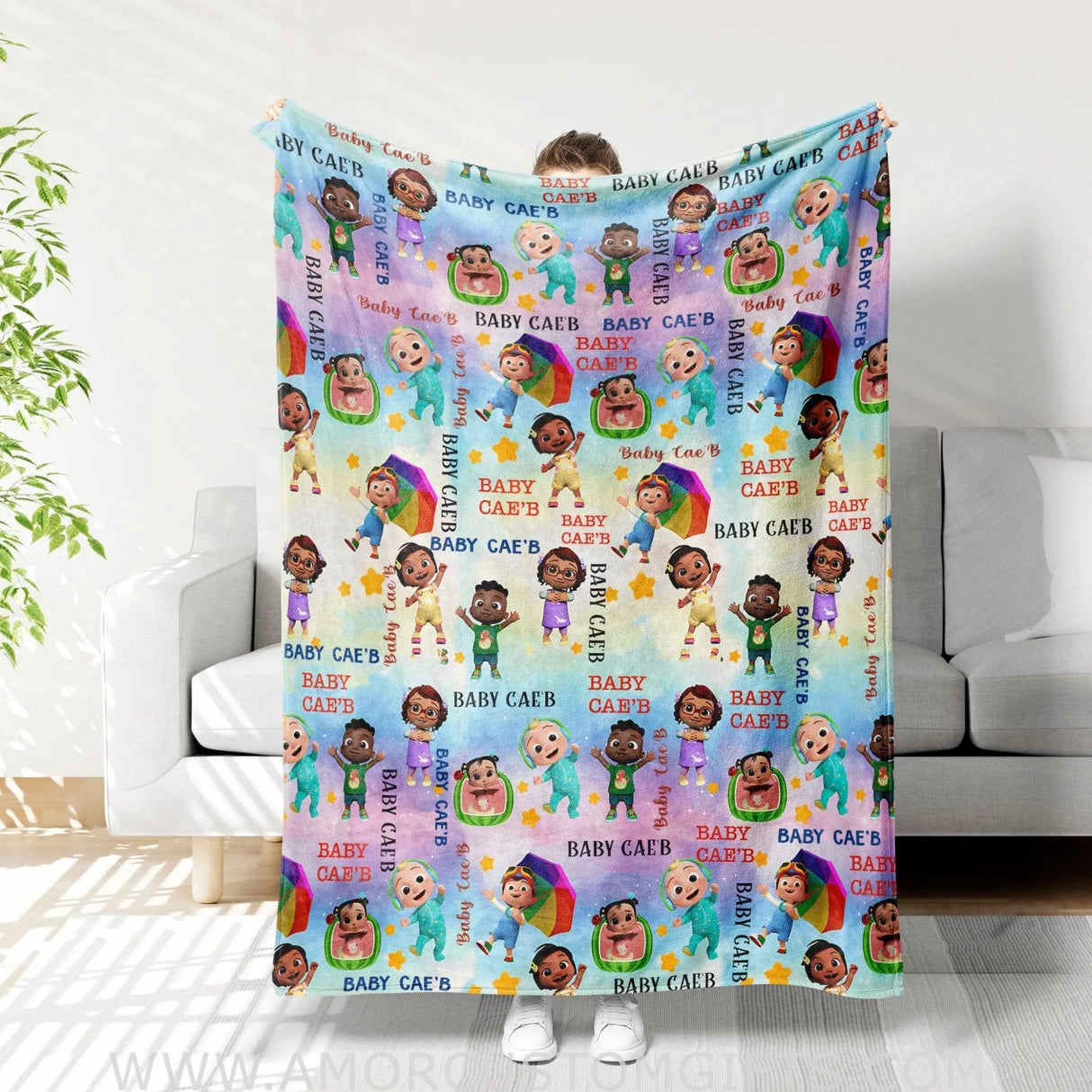 Blankets Personalized Name Baby Coco Baby Blanket Girl Boy, Baby Boy Girl Fleece Blanket, Baby Boy Girl Blanket Name for Newborn