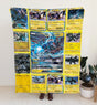 Blankets USA MADE Personalized PK Blankets, Custom Name Multi Zekrom Blanket, Anime Manga Gamer Throw