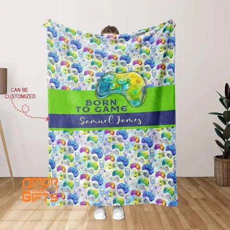 Blankets Personalized Video Game Blanket